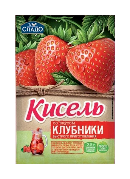 

Кисель Сладо клубника 35 г