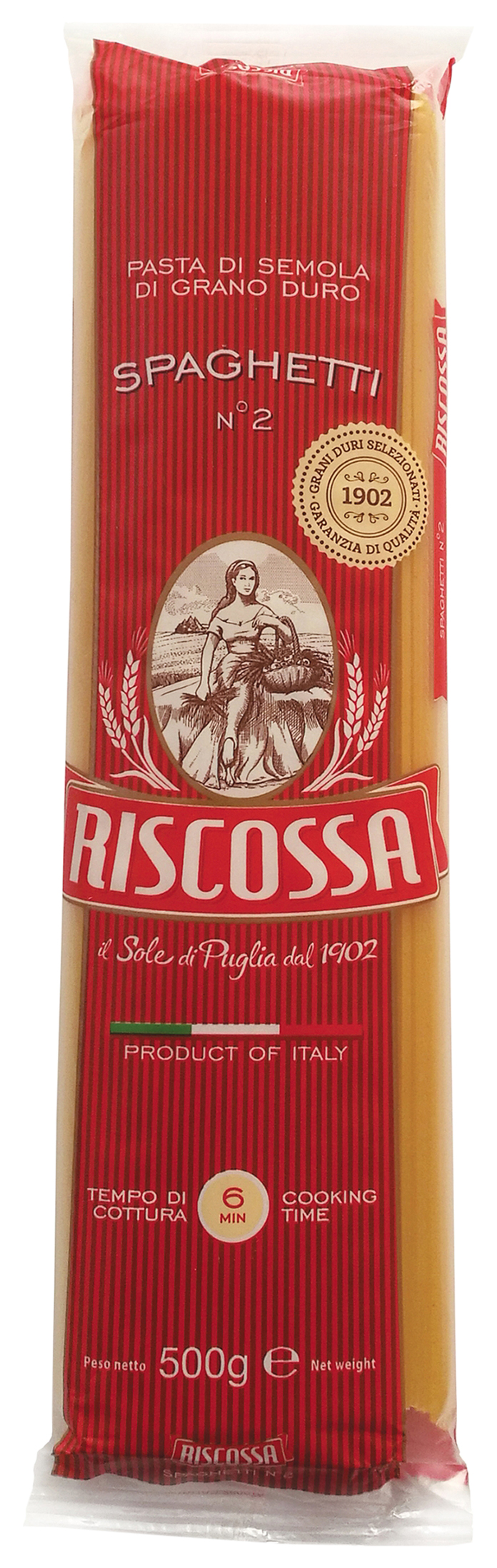 

Макароны Riscossa спагетти n2 500 г