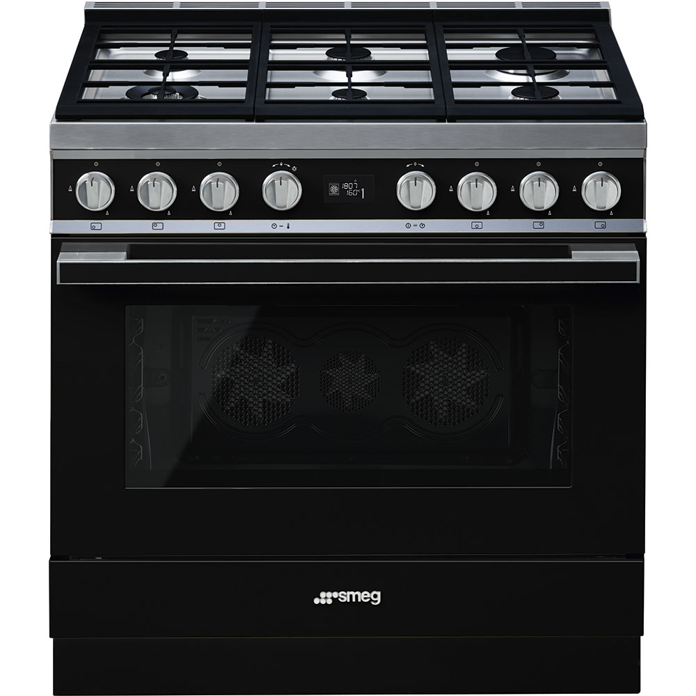 

Газовый варочный центр Smeg CPF9GMBL, CPF9GMBL