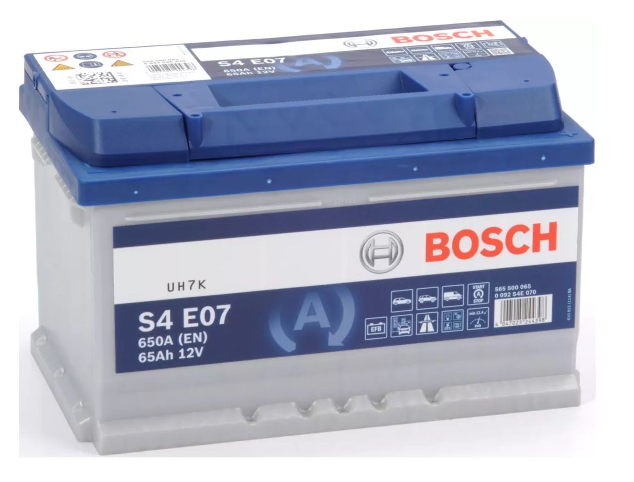 фото Аккумулятор автомобильный s4 efb 12v 65ah 650a b13 bosch