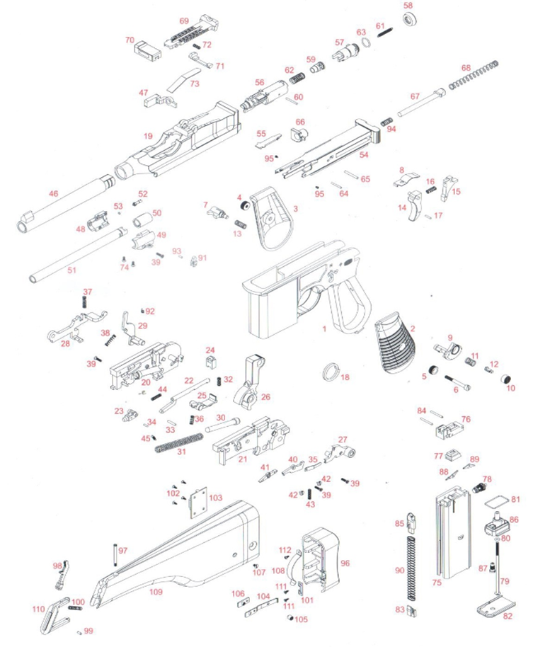 фото Уплотнительная прокладка основания магазина we mauser m712 ggbb (gp439-81)