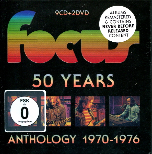 фото Focus / 50 years: anthology 1970-1976 (9cd+2dvd) red bullet