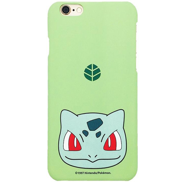 фото Ультратонкий цветной tpu чехол "pokemon go" для apple iphone 6/6s (4.7") (bulbasaur) epik