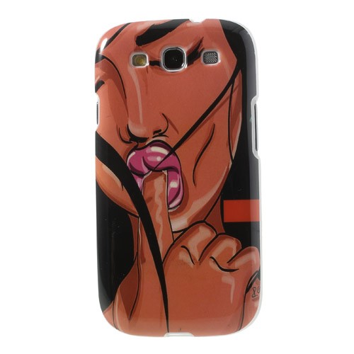 фото Tpu чехол imd erotic print для samsung i9300 galaxy s3 (girl sucking finger) epik