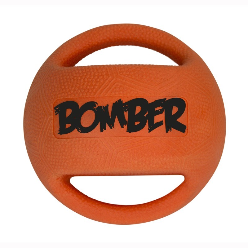 фото Апорт для собак hagen bomber мяч малый, оранжевый, 8 см