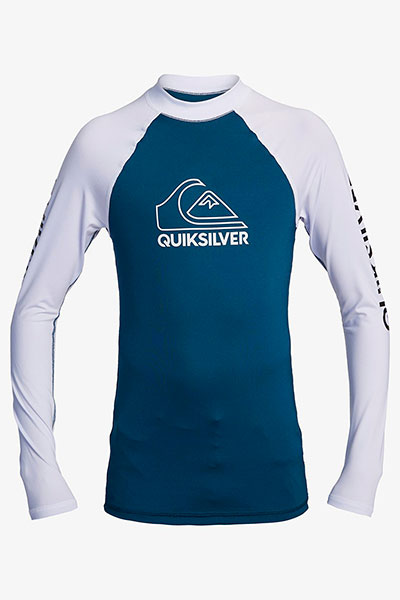 

Рашгард QUIKSILVER Ontrlsyth B Sfsh Bsm0 Majolica Blue цв.синий р.164, EQBWR03130