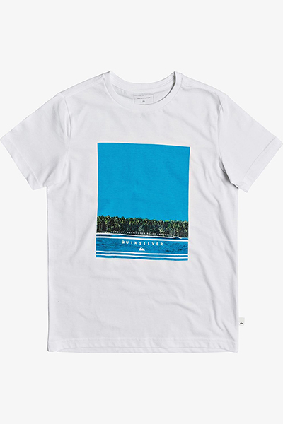 фото Футболка детская quiksilver jetlagdreamssyt b tees wbb0 white-218 цв.белый р.152