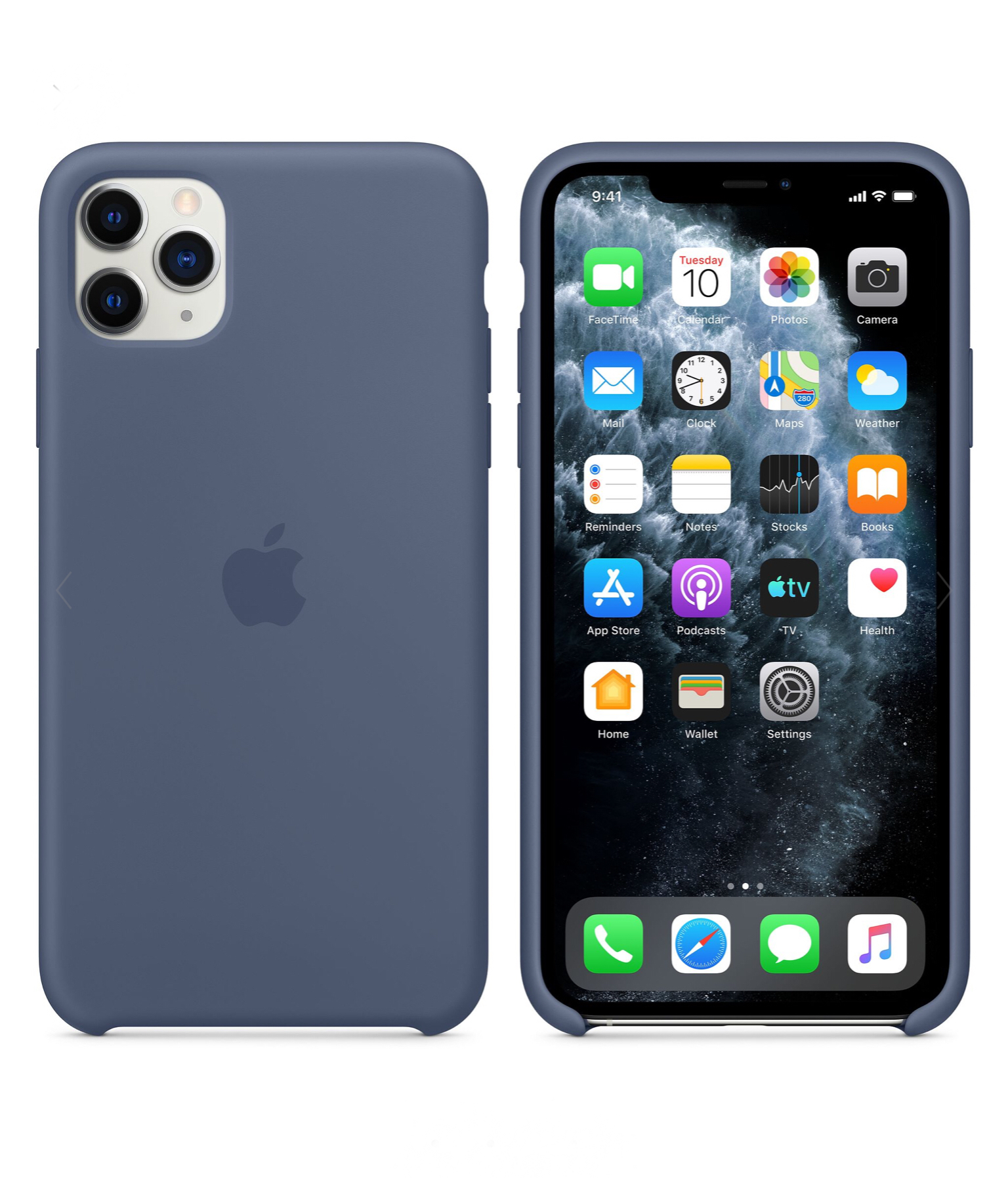 Чехол Silicone Case для Apple iPhone 11 Pro Max Alaskan Blue (MWYE2FE/A)