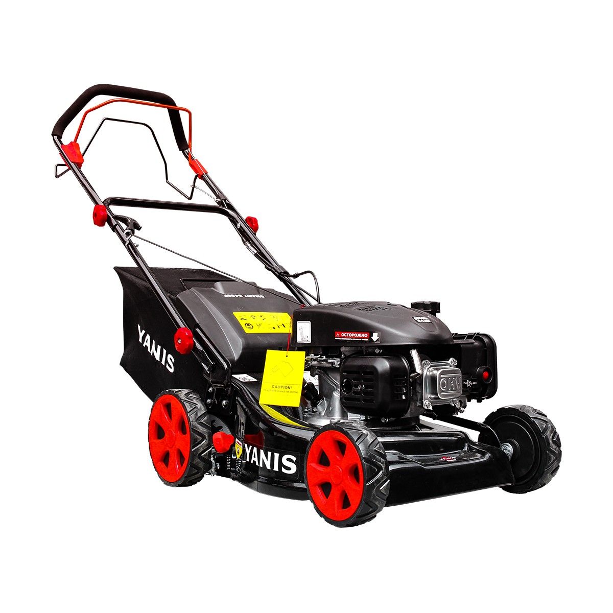 фото Бензиновая газонокосилка yanis smart s43sf 3,5 л.с.