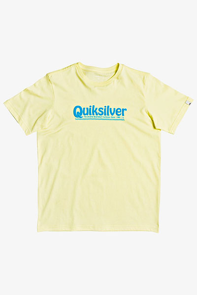 фото Футболка quiksilver newslangssyii charlock цв.светло-желтый р.164