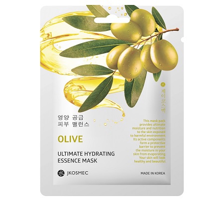 фото Маска с экстрактом оливы jkosmec olive ultimate hydrating essence mask 25 мл