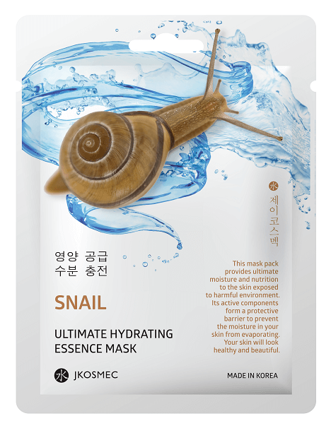 фото Маска с муцином улитки jkosmec snail ultimate hydrating essence mask 25 мл