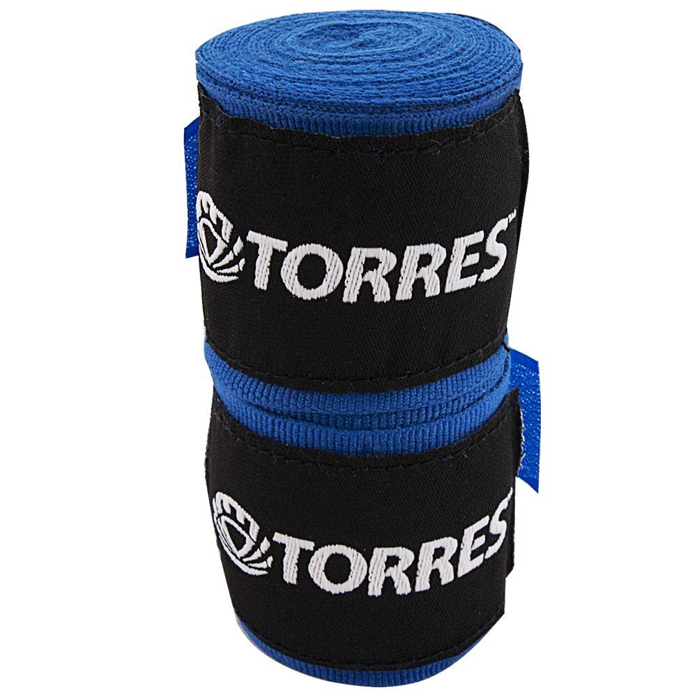 Бинты боксерские Torres PRL619015 3.5 м, -, синий, хлопок