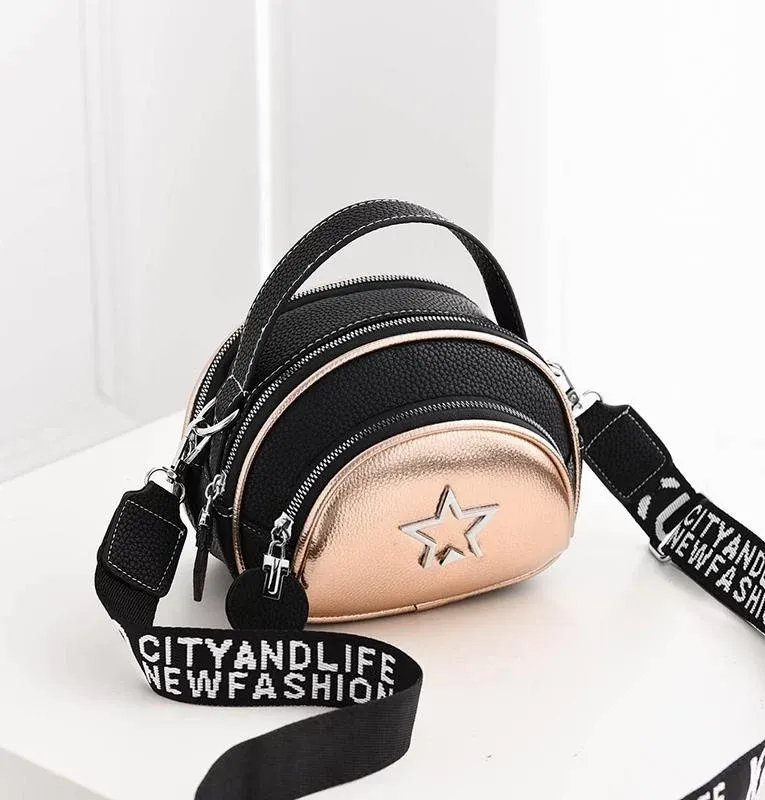 

Кросс-боди женская Fuzi house 7558-4 черная, 7558-4