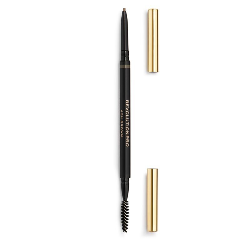 фото Карандаш для бровей revolution pro define & fill micro brow pencil - ash brown