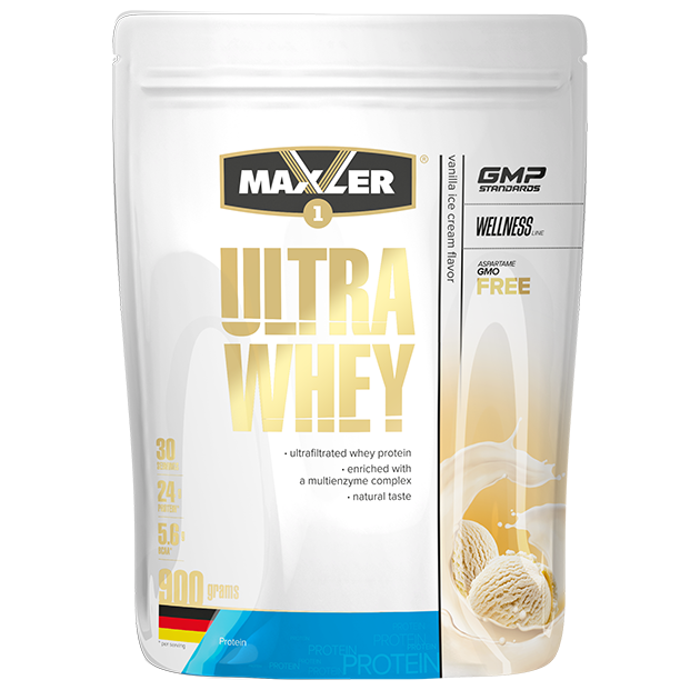 фото Протеин maxler ultra whey, 900 г, vanilla ice-cream