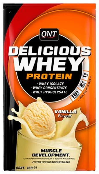 

Протеин QNT Delicious Whey Protein, 20 г, vanilla, Delicious Whey Protein
