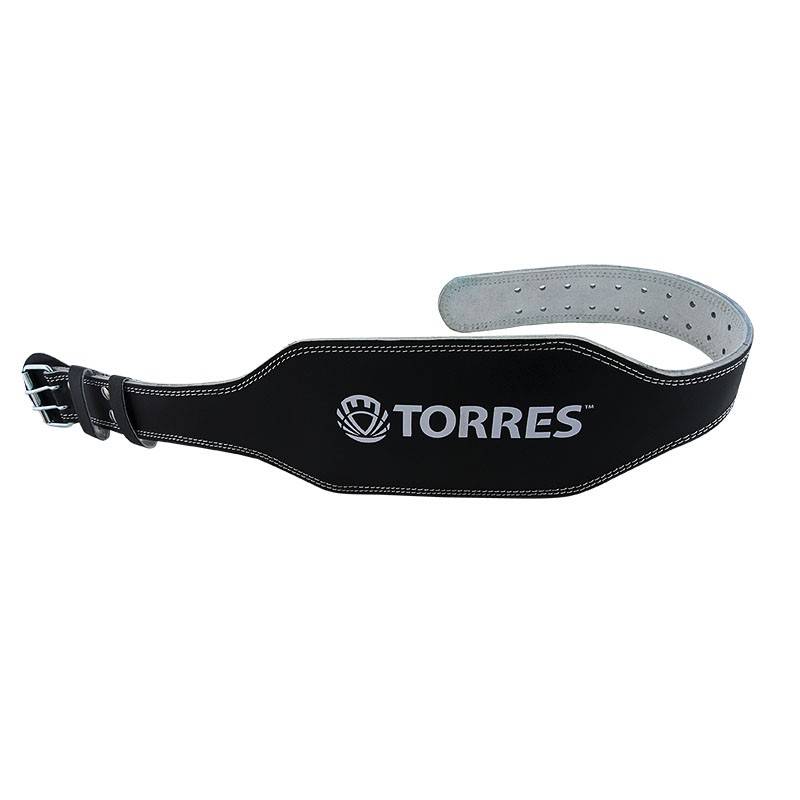 Пояс тяжелоатлетический Torres PRL619018 15 см, XL, черный, тренировочный