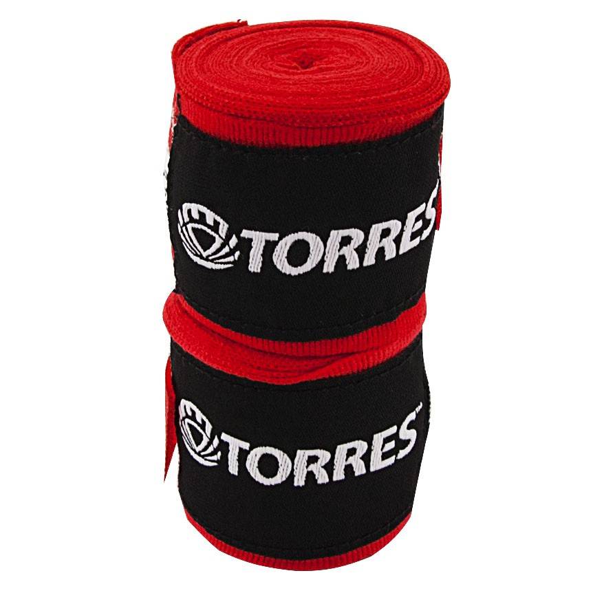 Бинты боксерские Torres PRL619015 3.5 м, -, красный, хлопок