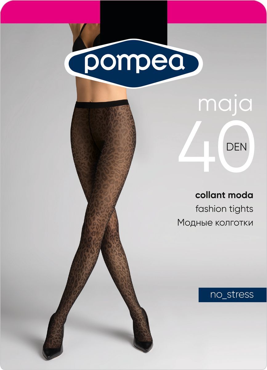 фото Колготки женские pompea cl maja nero 3/4