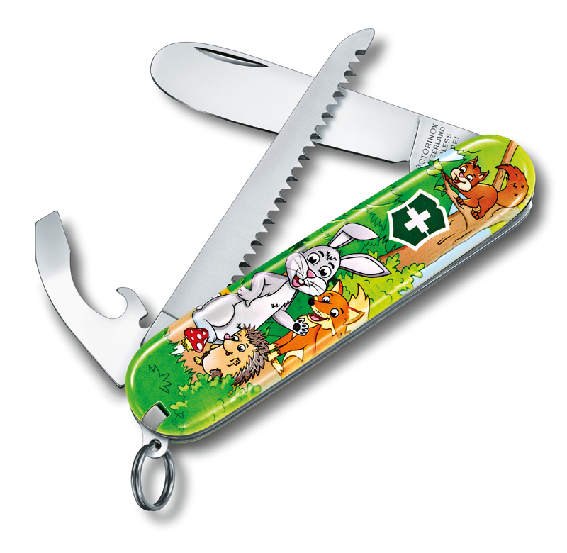 Мультитул Victorinox For child, зеленый, 9 опций