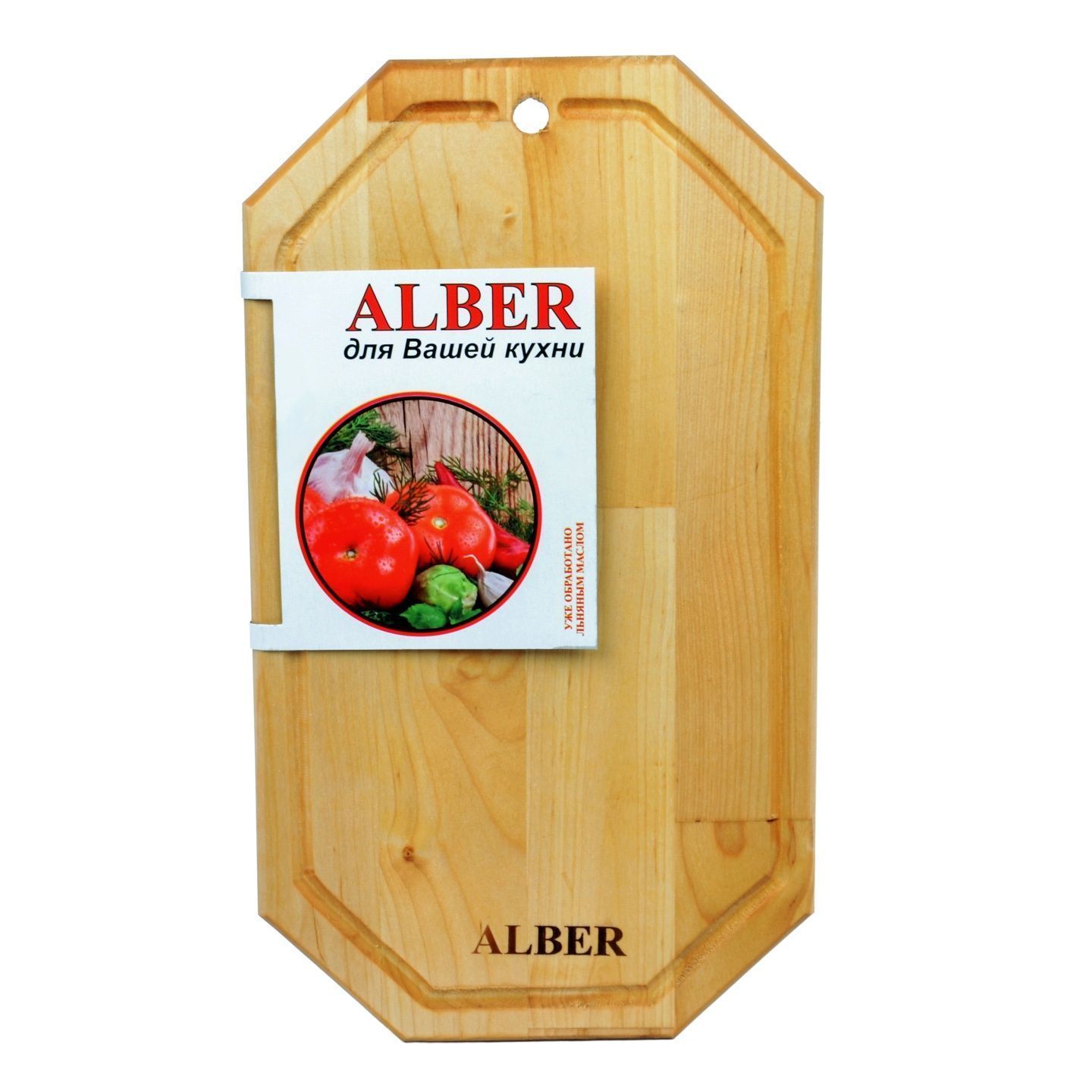 Разделочная доска Alber 38x22, береза