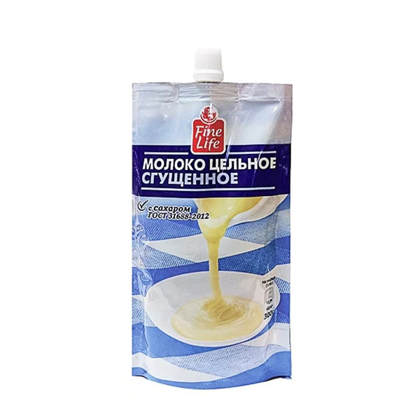 

Молоко Fine Life цельное сгущенное с сахаром 300 г