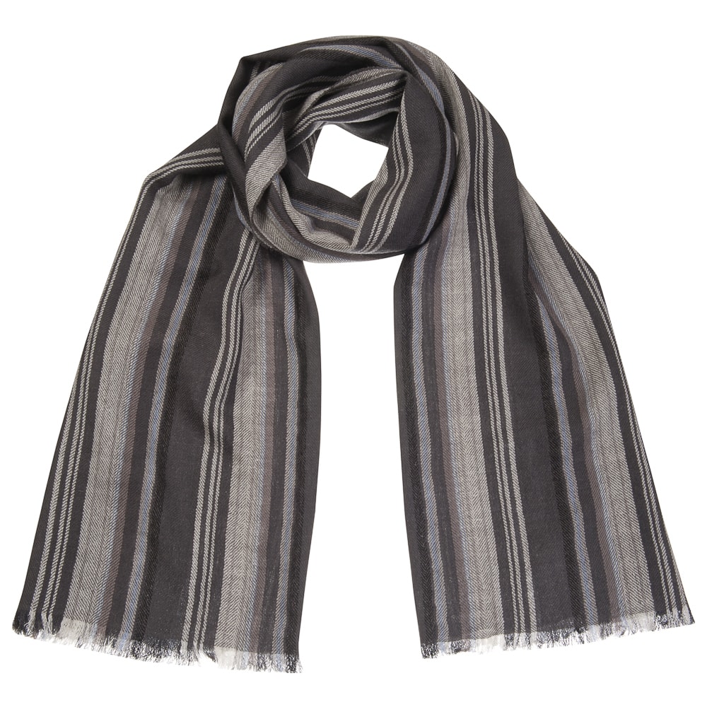 

Шарф мужской Dr.Koffer S810582-135-04 черный, 200х72 см, Серый, S810582-135-04