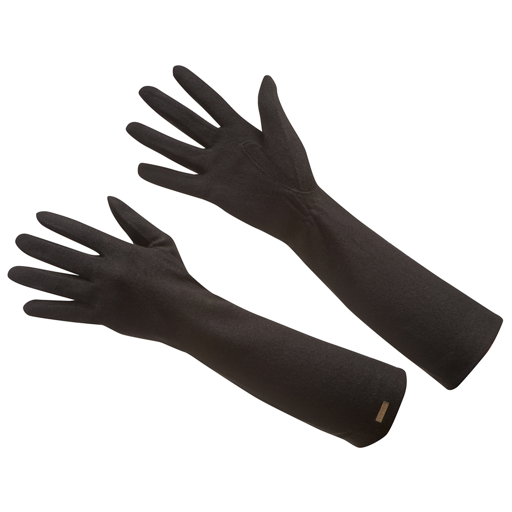 Перчатки женские Dr.Koffer H650270-135-04 черные 6.5