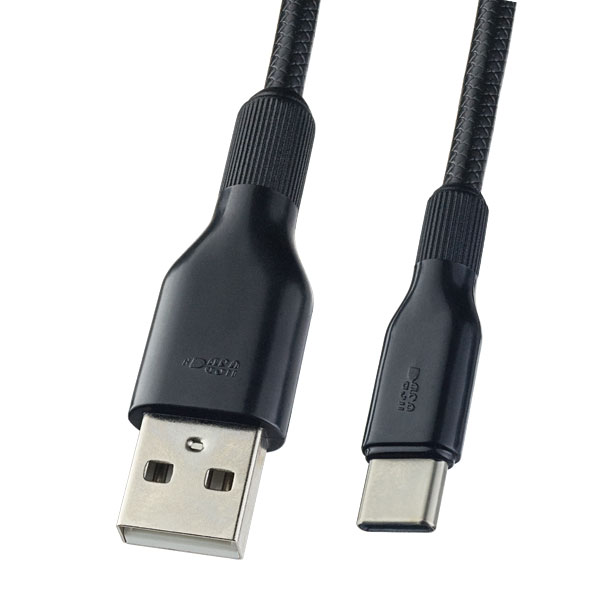 фото Кабель perfeo usb2.0 a вилка - usb type-c вилка, силикон, черный, длина 1 м. (u4907)