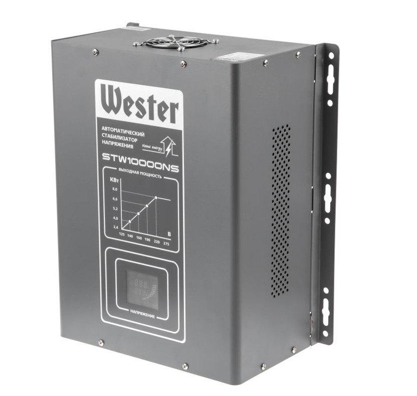 

Однофазный стабилизатор WESTER STW10000NS, WESTER STW10000NS