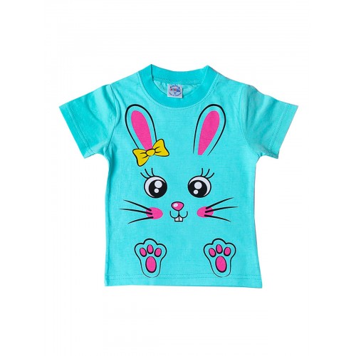 

Футболка для девочек Bonito kids, цв. ментоловый, р.104, BK001F
