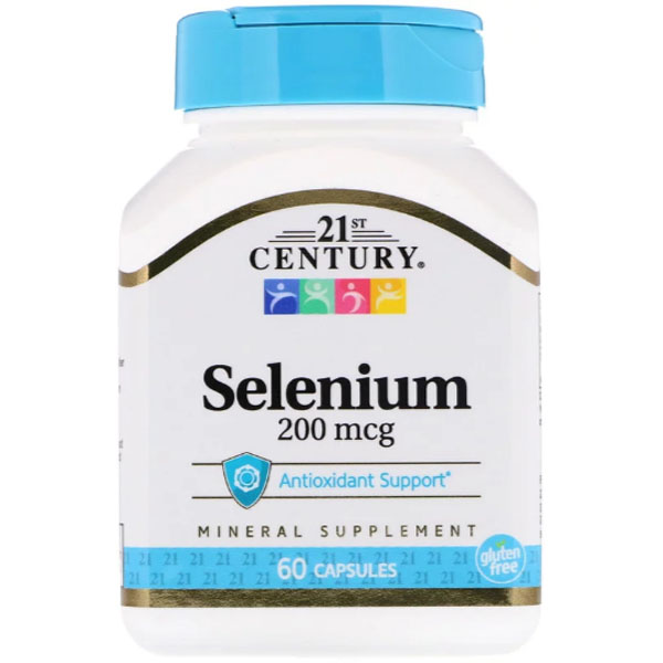 Селен 21st Century Selenium 200 mcg 60 капсул