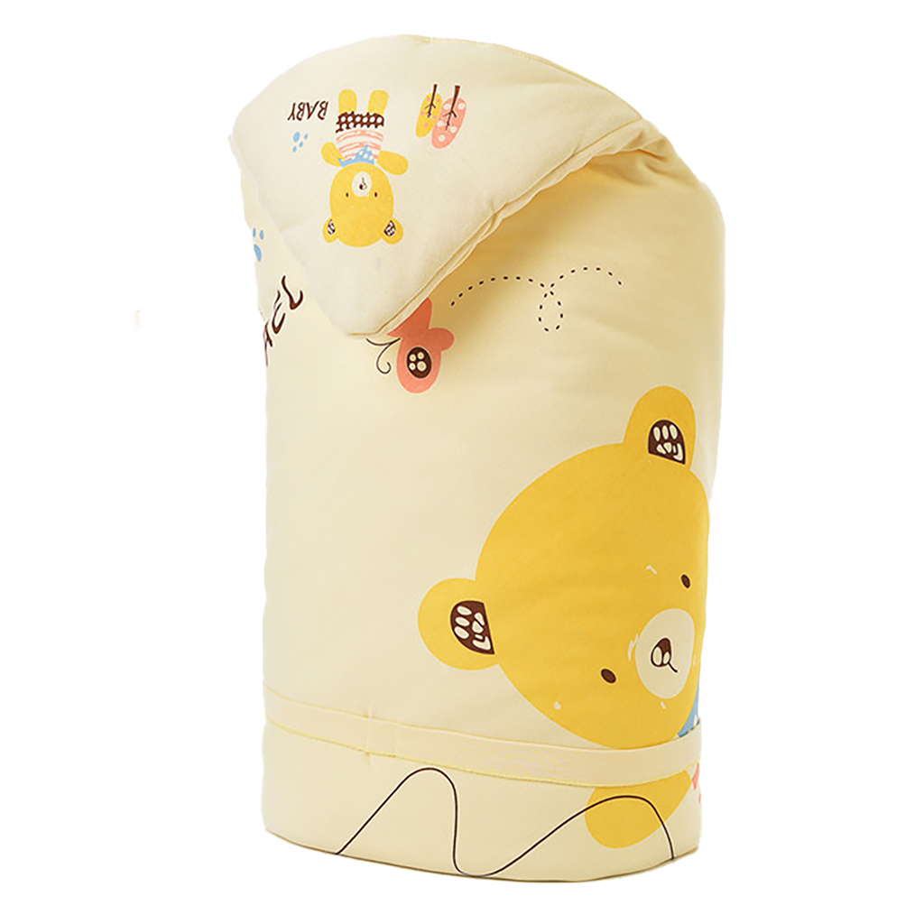 Купить Одеяло-конверт Baby Fox Мишка, зимнее, желтое, 100х100 см,