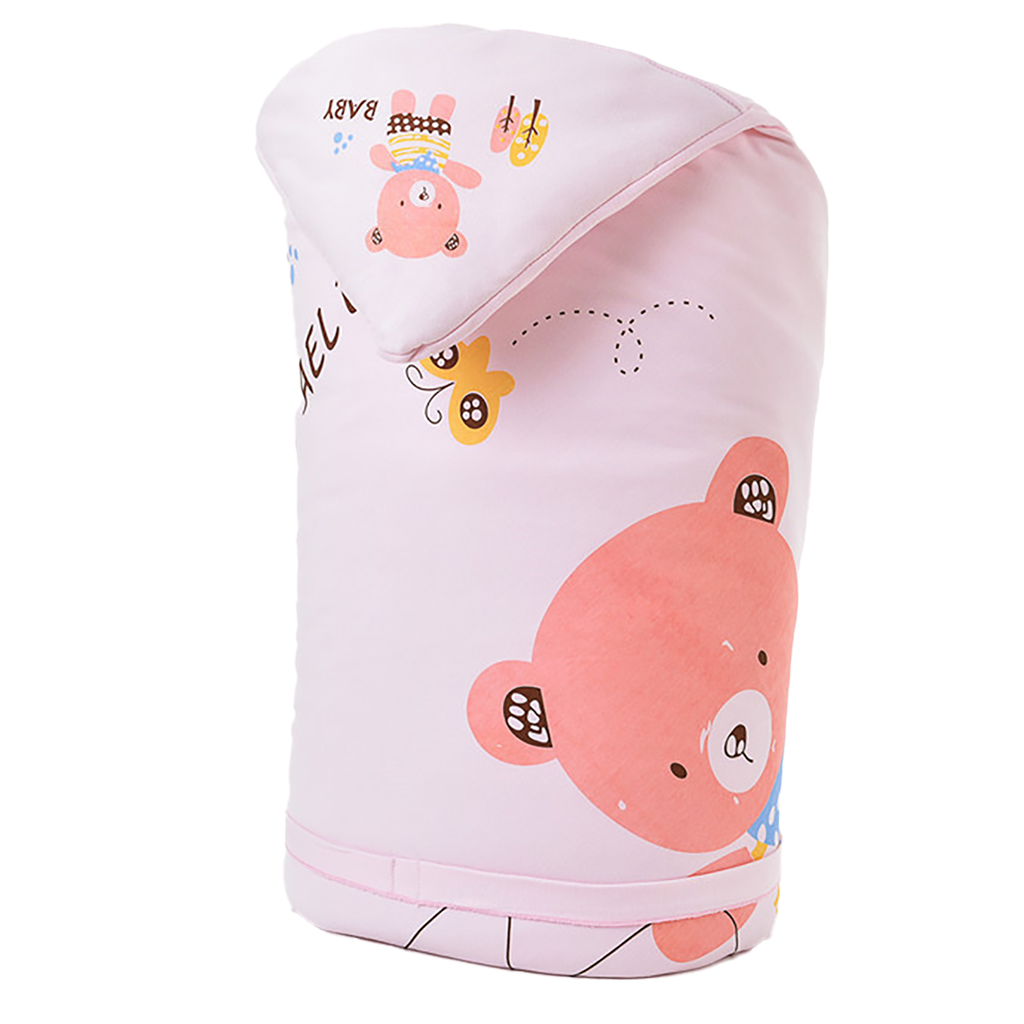 Купить Одеяло-конверт Baby Fox Мишка, зимнее, розовое, 100х100 см,