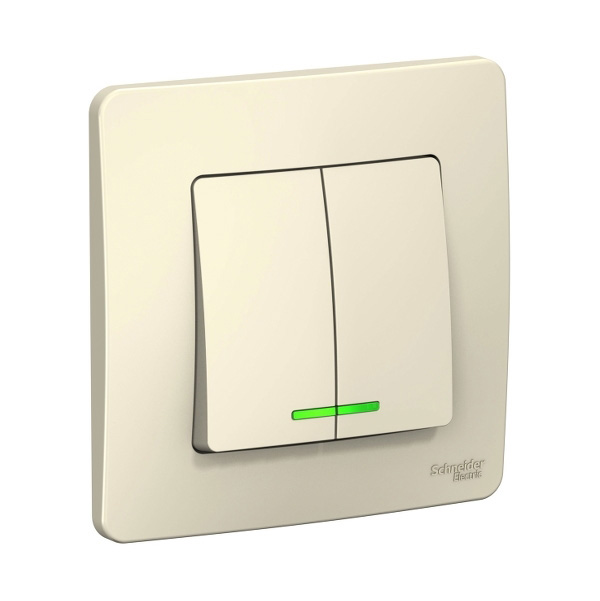 

Выключатель SCHNEIDER ELECTRIC BLNVS010512 Blanca, Бежевый, SCHNEIDER ELECTRIC BLNVS010512 Blanca