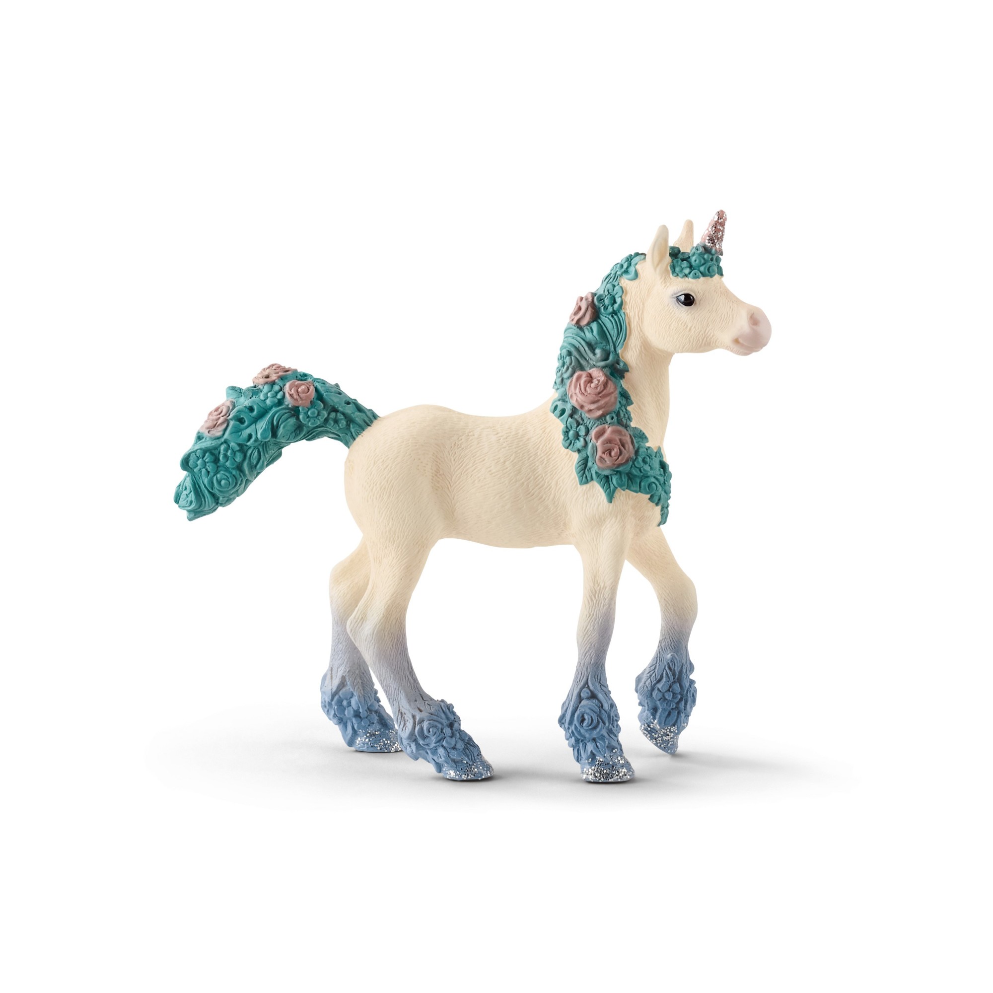 фото Фигурка schleich цветочный единорог, жеребенок