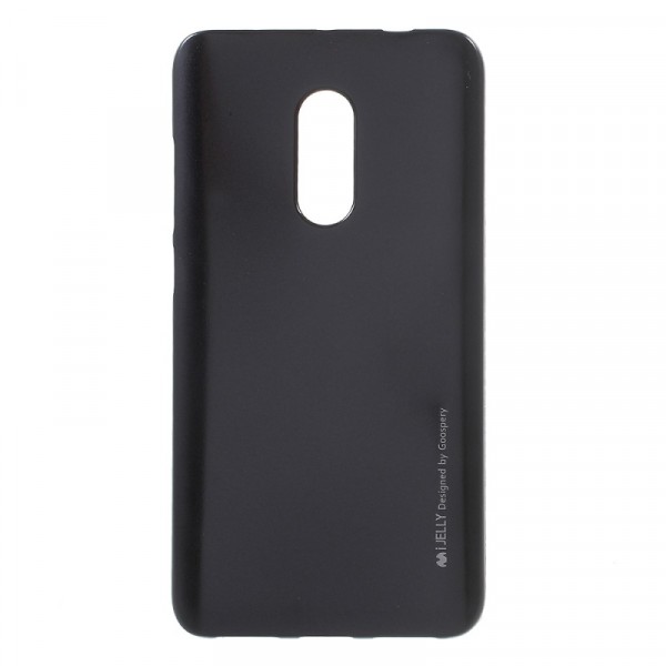 Чехол Mercury iJelly Metal series для Xiaomi Redmi Note 4 (MTK) Black