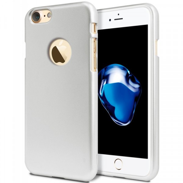 Чехол Mercury iJelly Metal series для Apple iPhone 7/8 (4.7) Silver