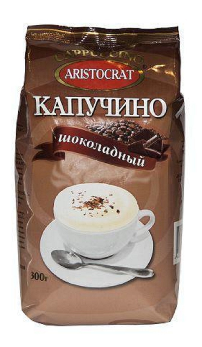 Напиток кофейный  Aristocrat капучино шоколадный мягкая упаковка 300 г
