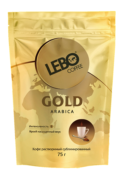 Кофе сублимированный Lebo Gold м/у 75 г