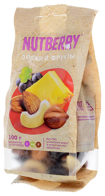 Смесь Nutberry орехи/фрукты 100 г