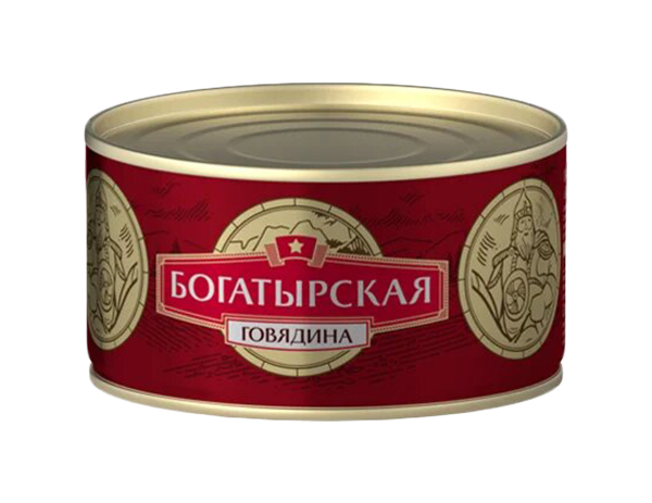 

Говядина тушеная КТК богатырская ту 325 г, богатырская