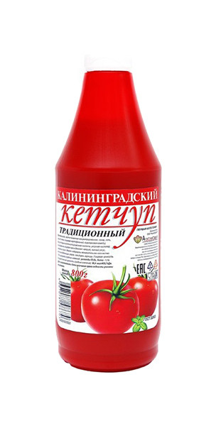 

Кетчуп Калининградский традиционный 800 г