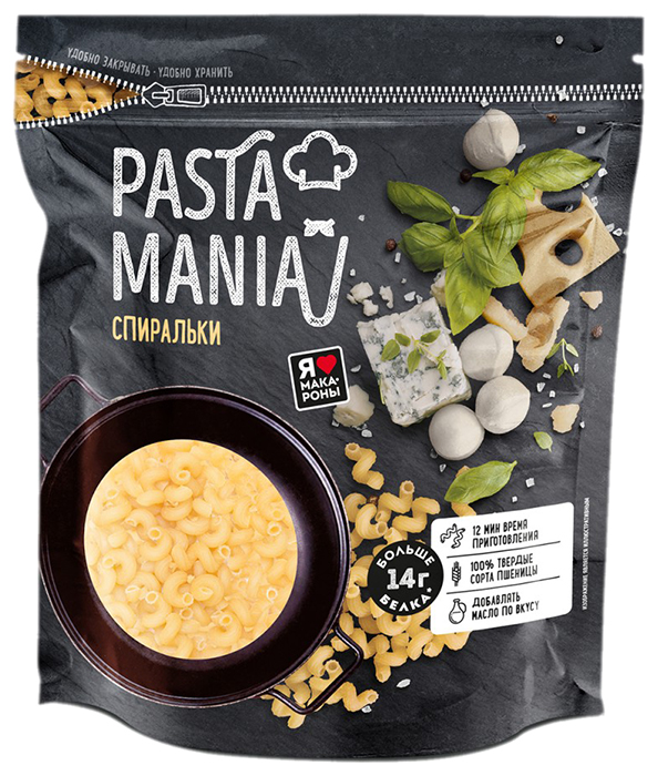 

Макароны PastaMania спиральки 430 г