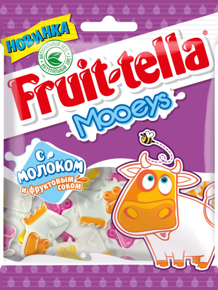 фото Мармелад fruit-tella мууз молоко/фруктовый сок 65 г