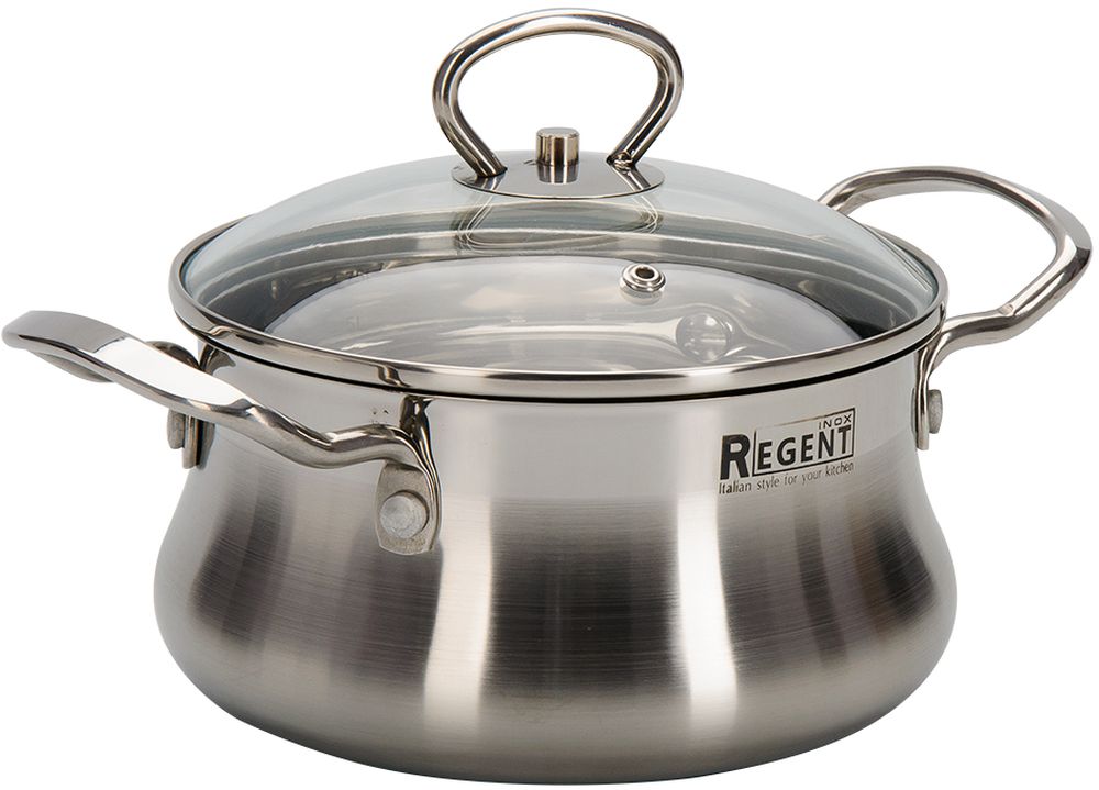 фото Кастрюля regent inox, bella, 3,5 л