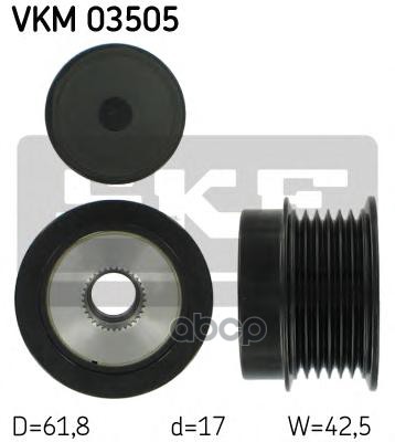 Обгонный шкив генератора Skf VKM03505