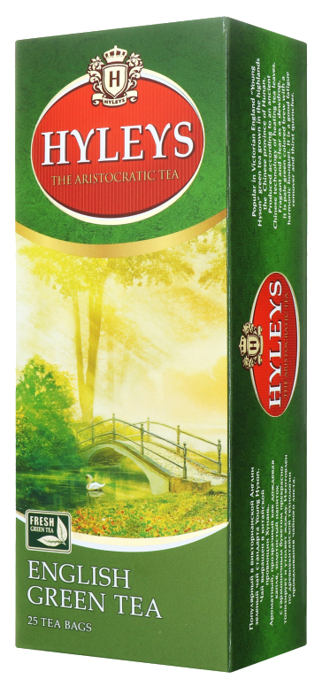 Чай зеленый Hyleys английский байховый в пакетиках 25*2 г