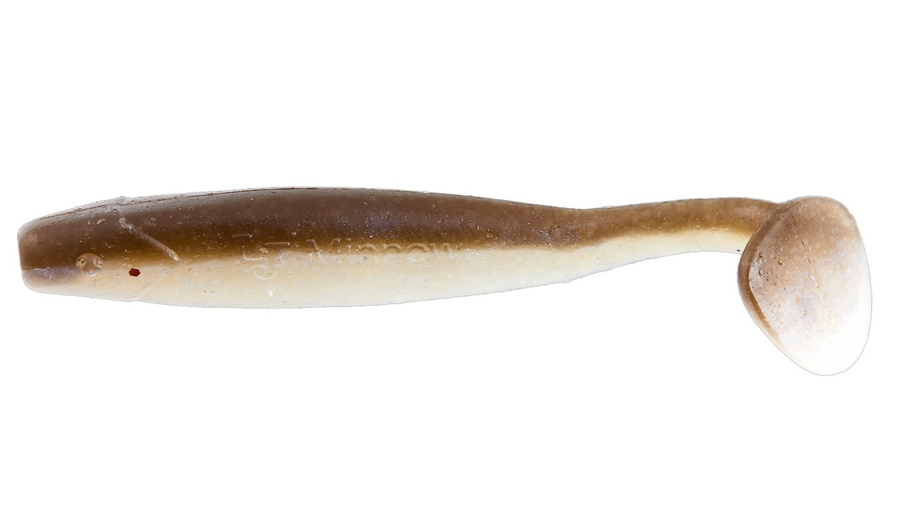 

Силиконовая приманка Lucky John Pro Series Minnow 111 мм, T46, 5 шт., Коричневый, Pro Series Minnow